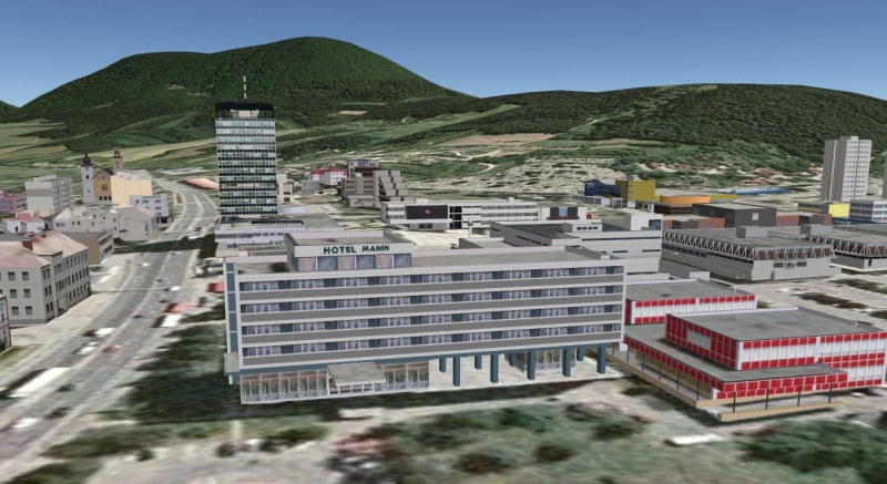 virtualna reklama, model budovy v Google Earth!
